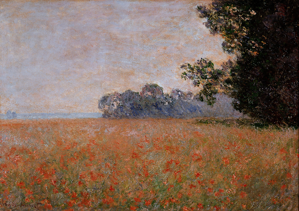 Claude Monet&nbsp;(1840&ndash;1926), Champ d'avoine aux coquelicots. Huile sur toile, circa 1890 &copy; Mus&eacute;e d'Art moderne et contemporain de Strasbourg