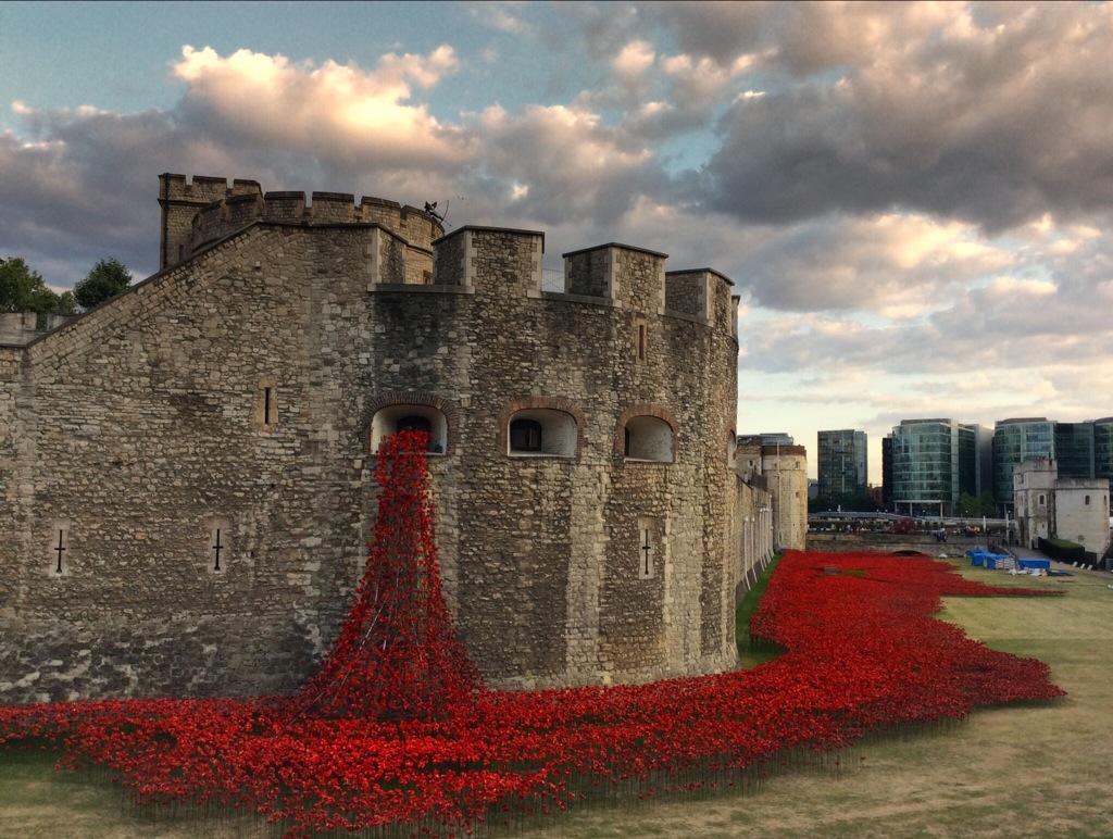 Paul Cummins, Blood Swept Lands and Seas of Red, Tour de Londres, 2014 © Massimo Usai / Le Journal du Design
